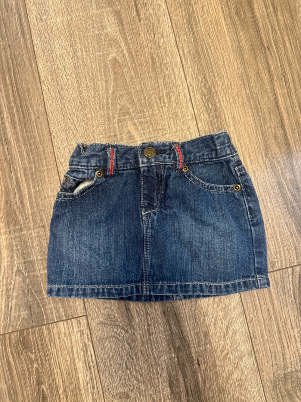 Baby Gap Vintage Girls Denim Jean Skirt Size 12-18 Months